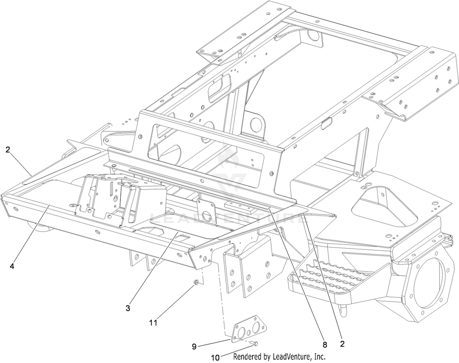 Front Frame Assembly No. 115-4392