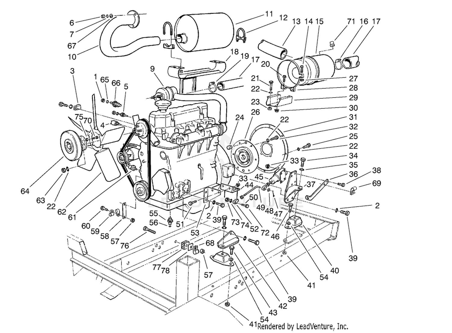 Engine Installation Assembly