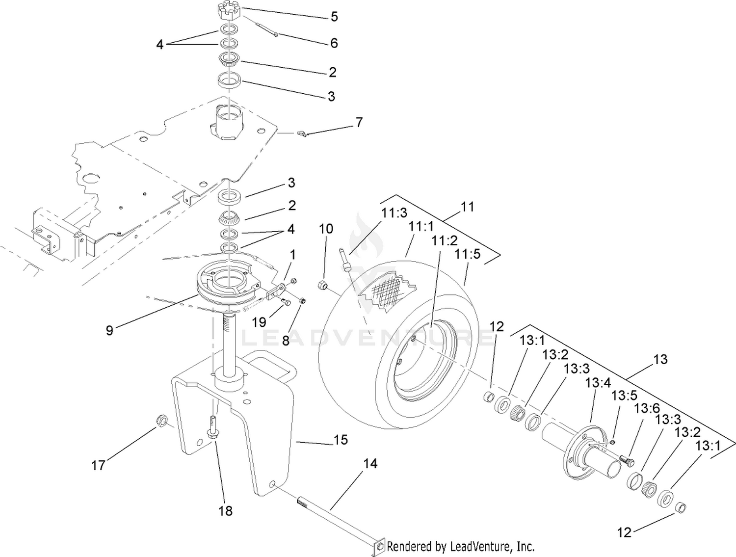 Rear Wheel Assembly