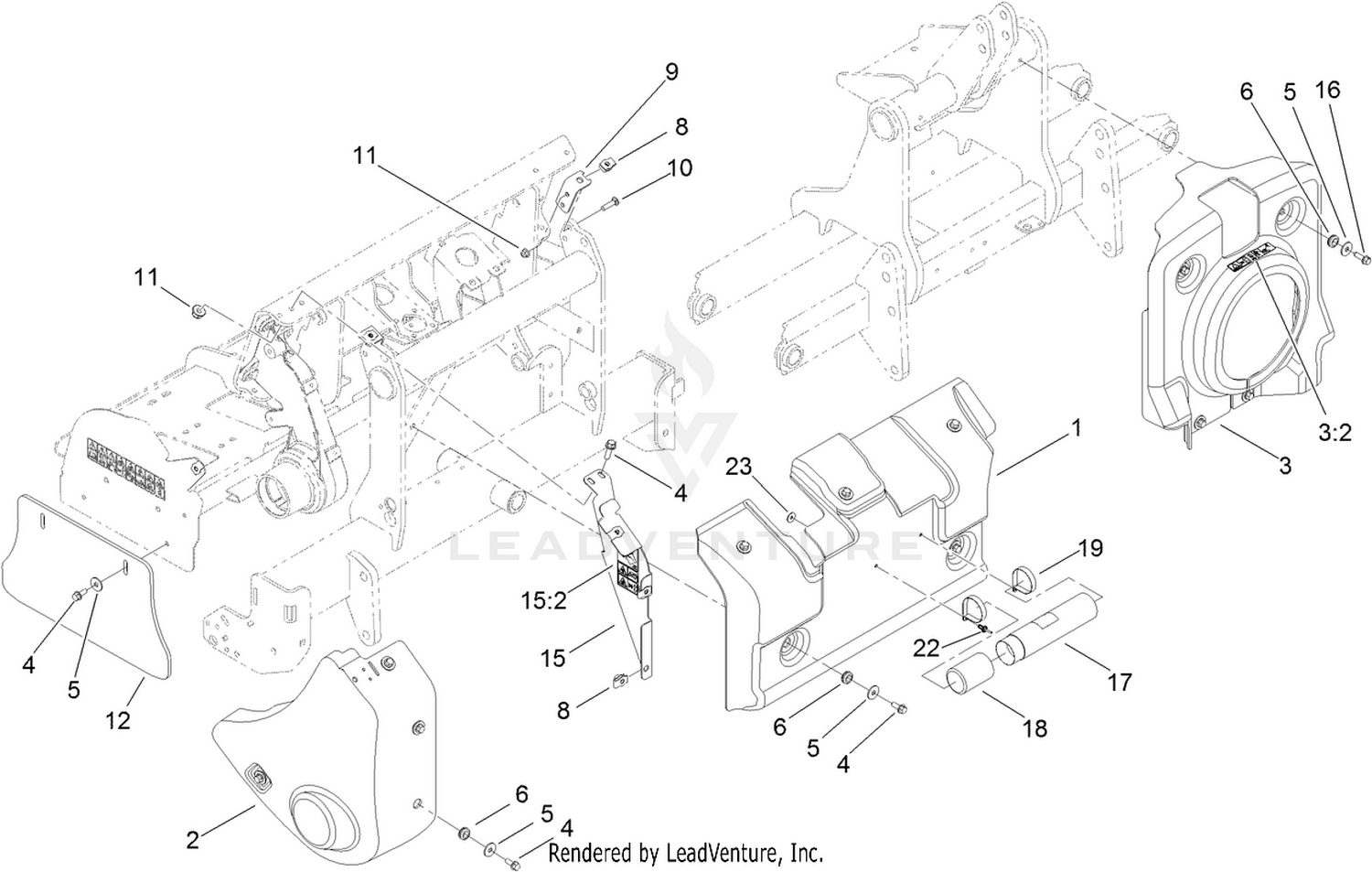 Right Hand Front Cover Assembly
