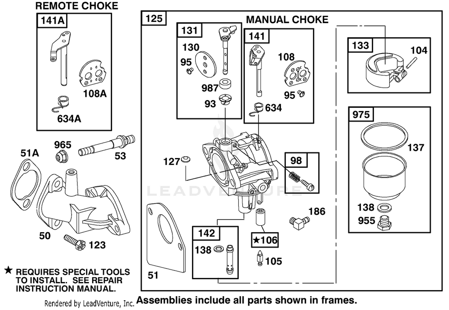 Engine Briggs  Stratton Model 195707-0421-E1 3