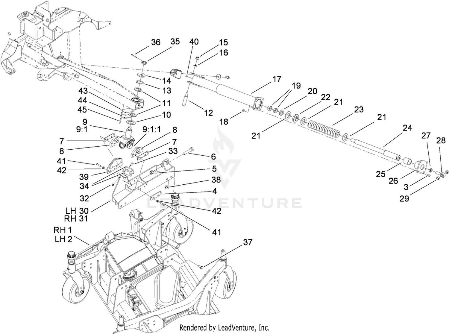 Wing Connection and Impact Arm Assembly