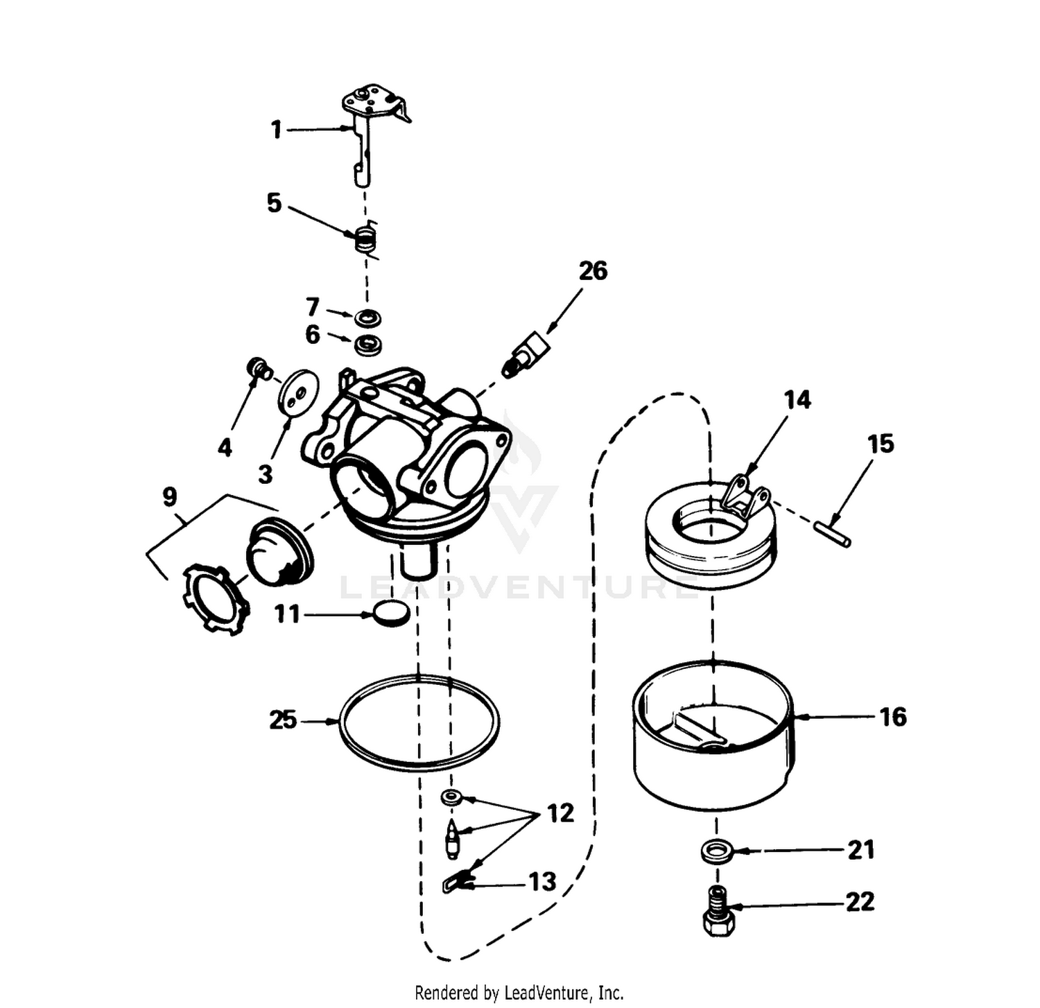 Carburetor No. 632098