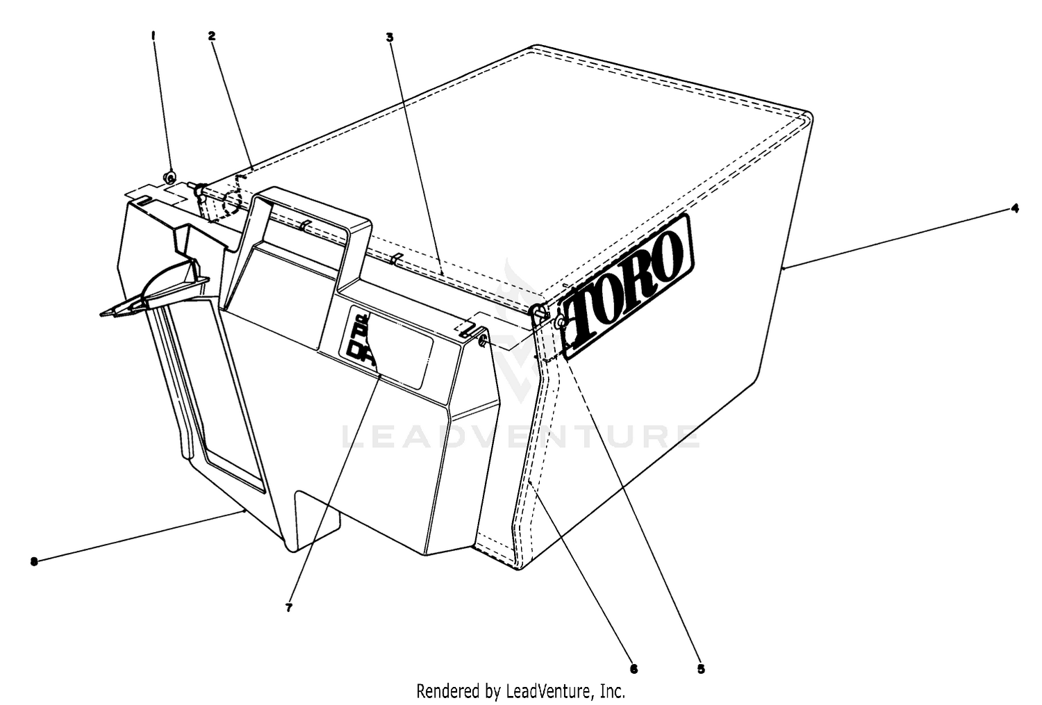 Grass Bag Assembly No. 11-0189