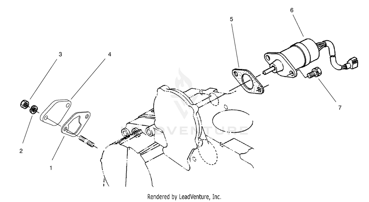 Stop Solenoid And Fuel Pump Assembly