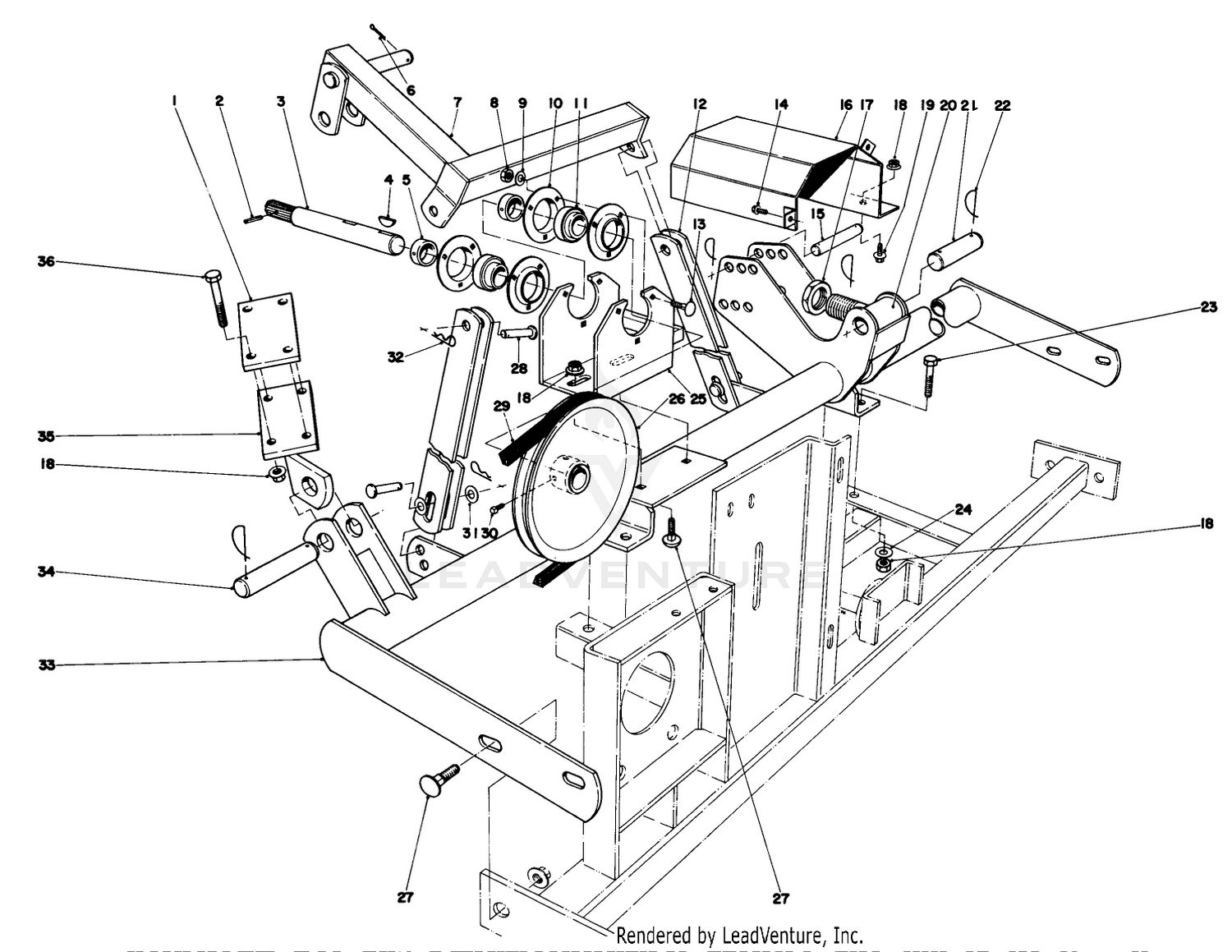 Adapter Kit 48" Snowthrower Model No. 30571 (optional)