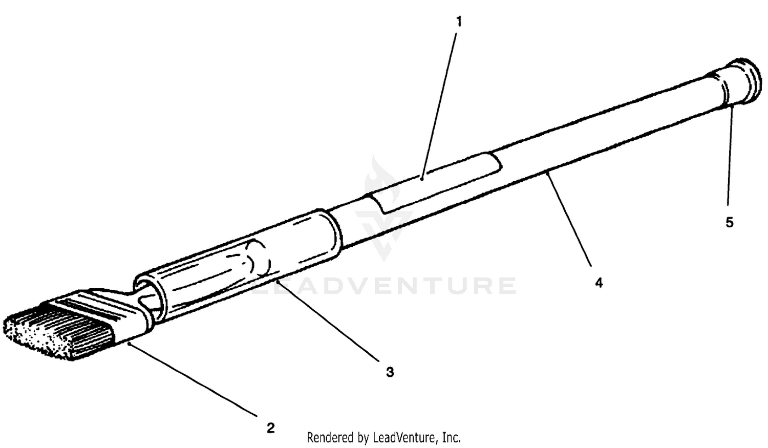 Backlapping Brush Assembly