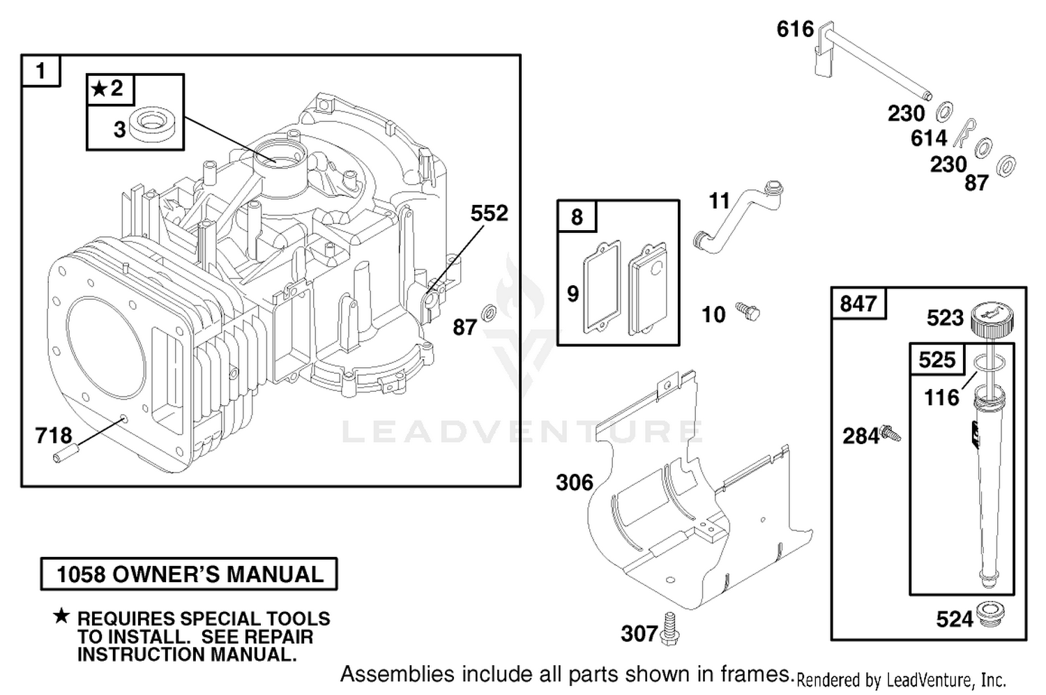 Engine Briggs  Stratton Model 28q777-0690-E1
