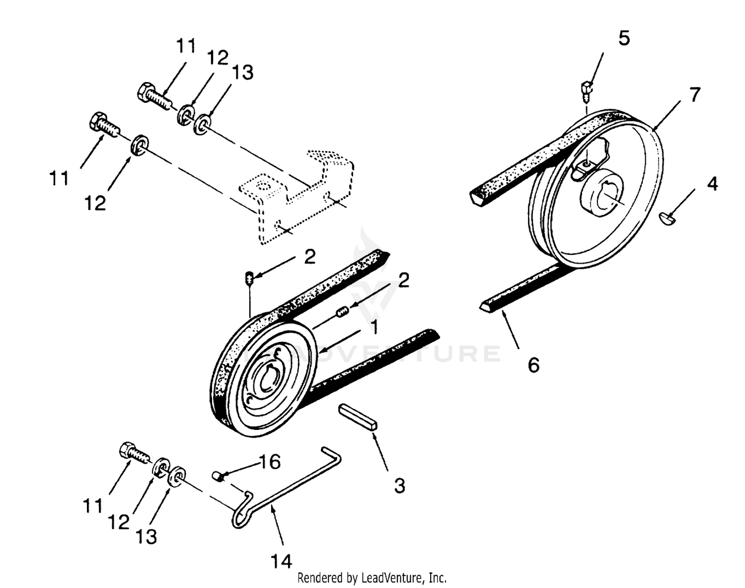 Drive Belt And Pulleys