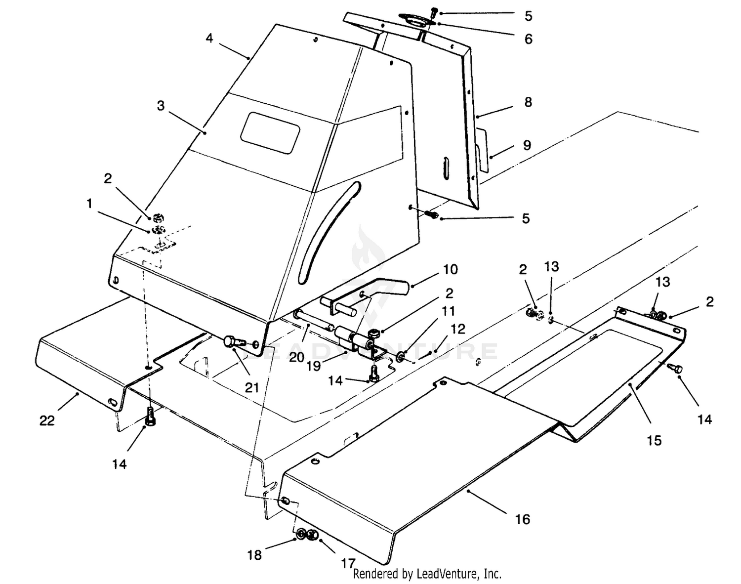 Front Tower Assembly