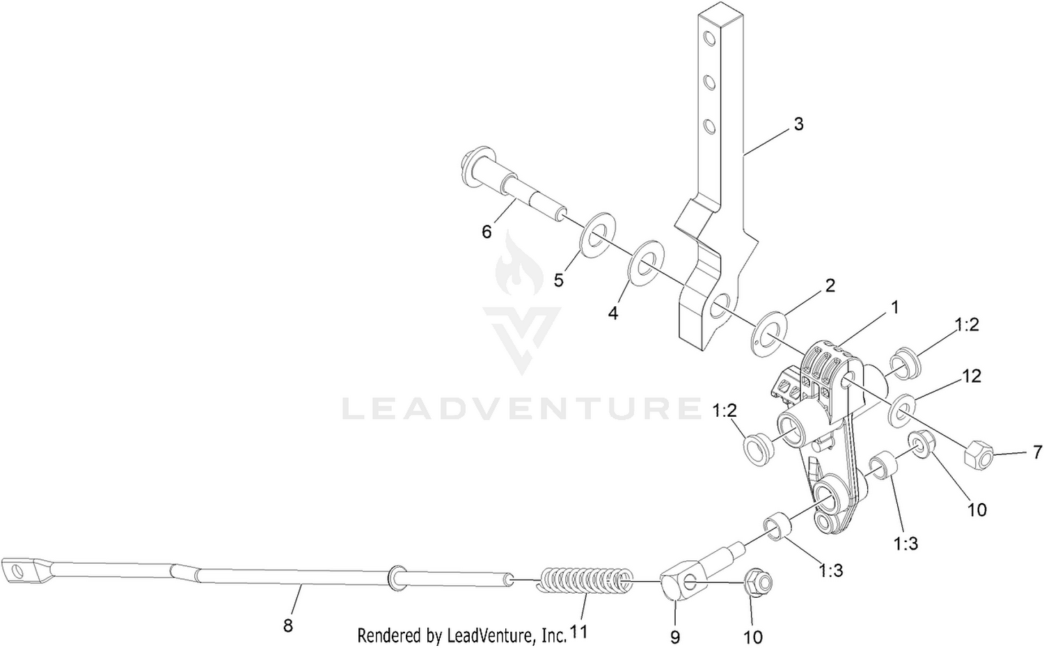 LH and RH Motion Control Assembly