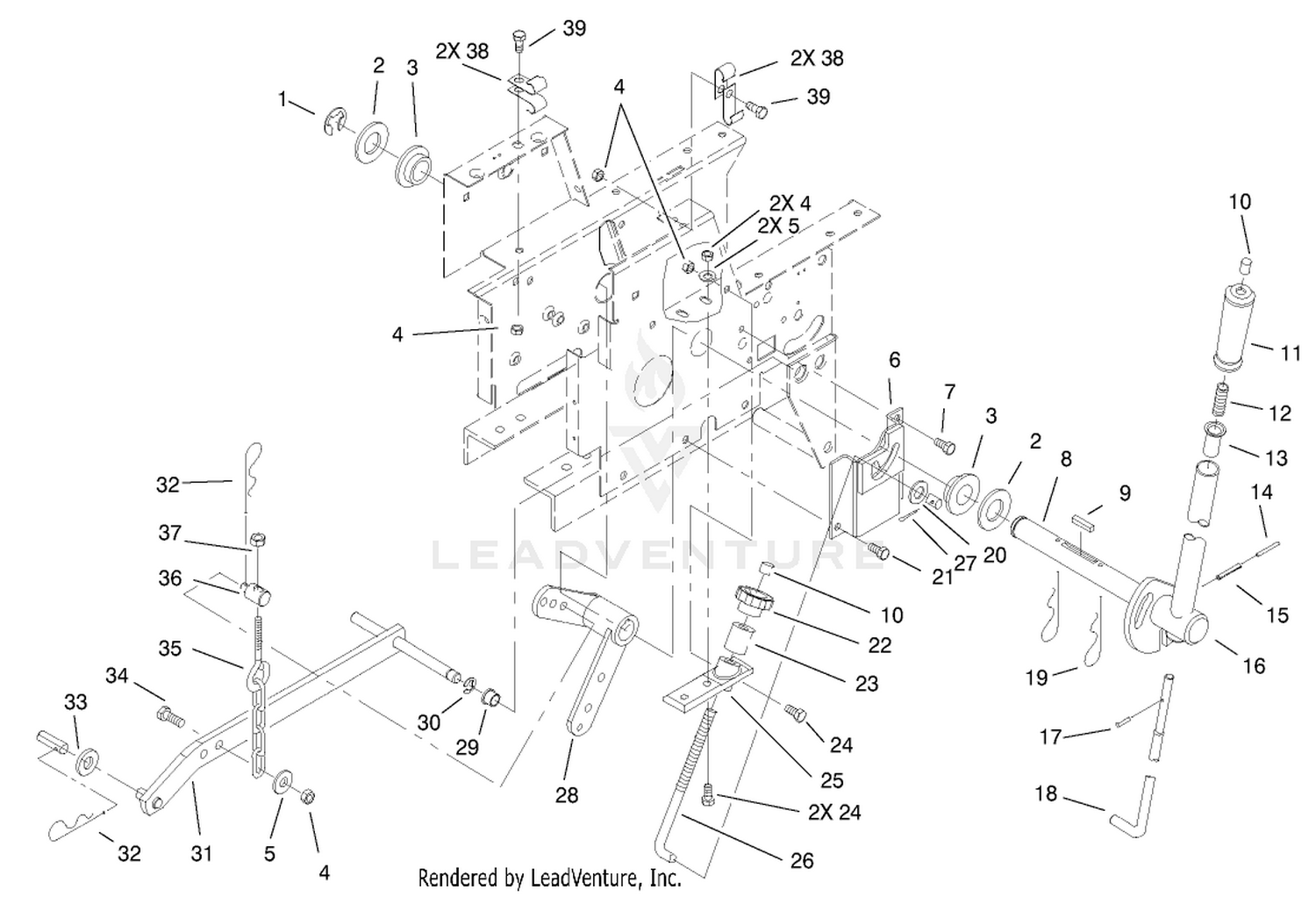 Manual Lift System Assembly