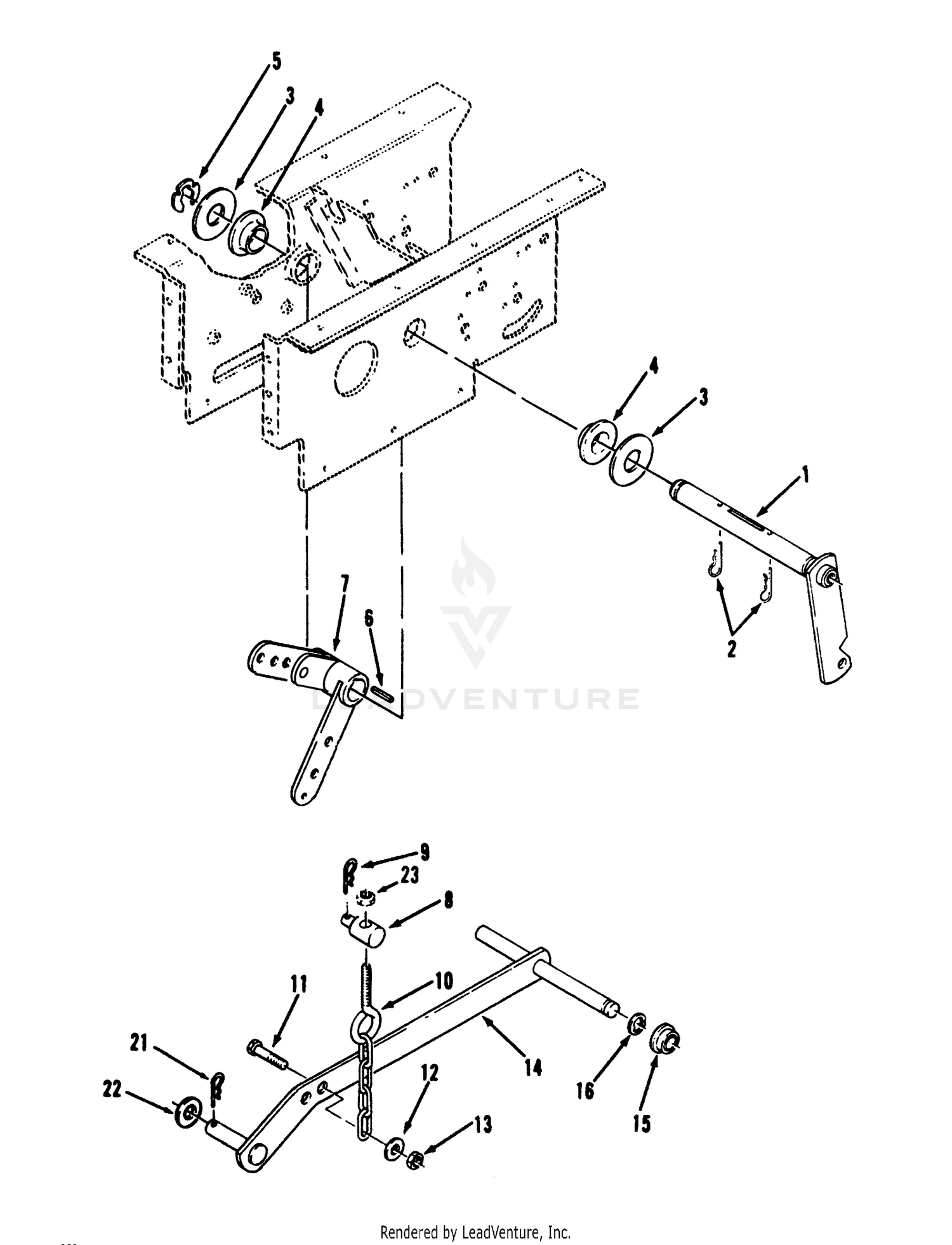 Hydrostatic Lift Linkage