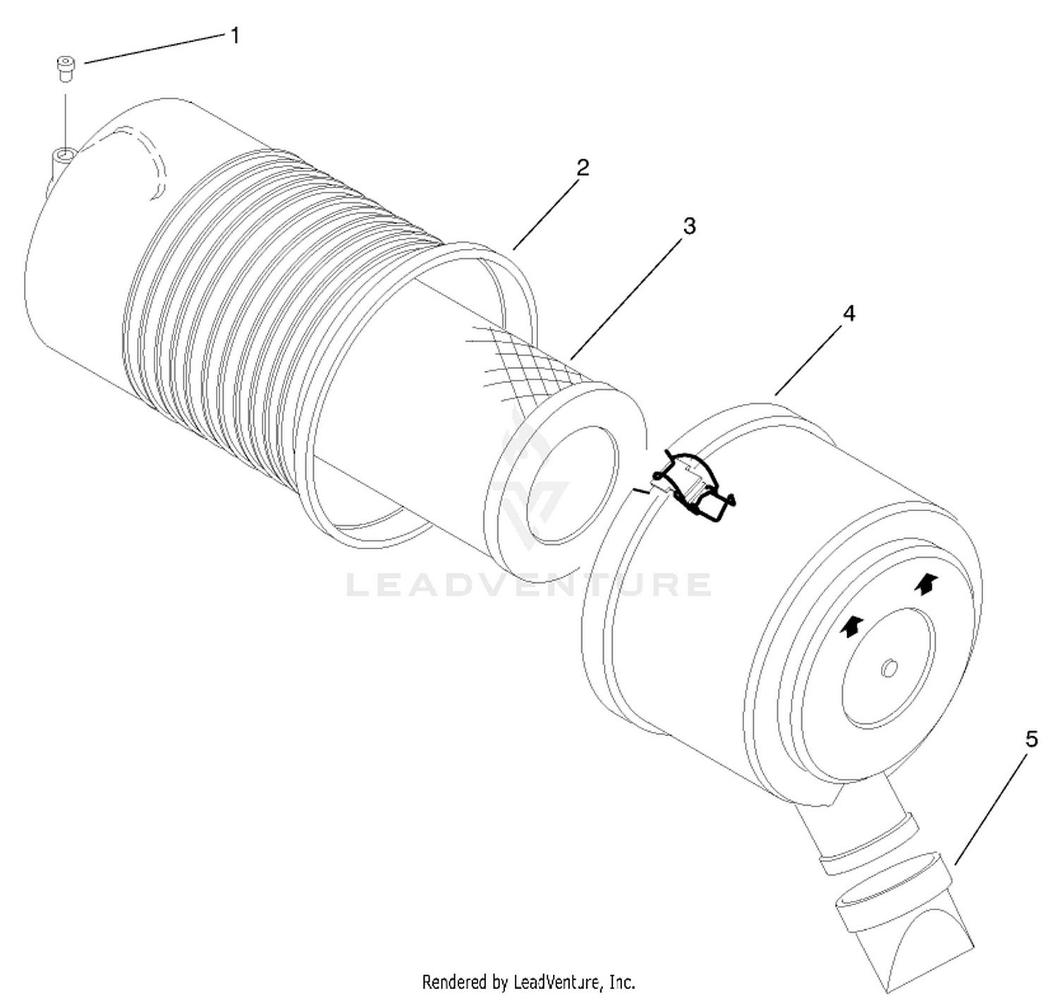 Air Cleaner Assembly No. 93-5111
