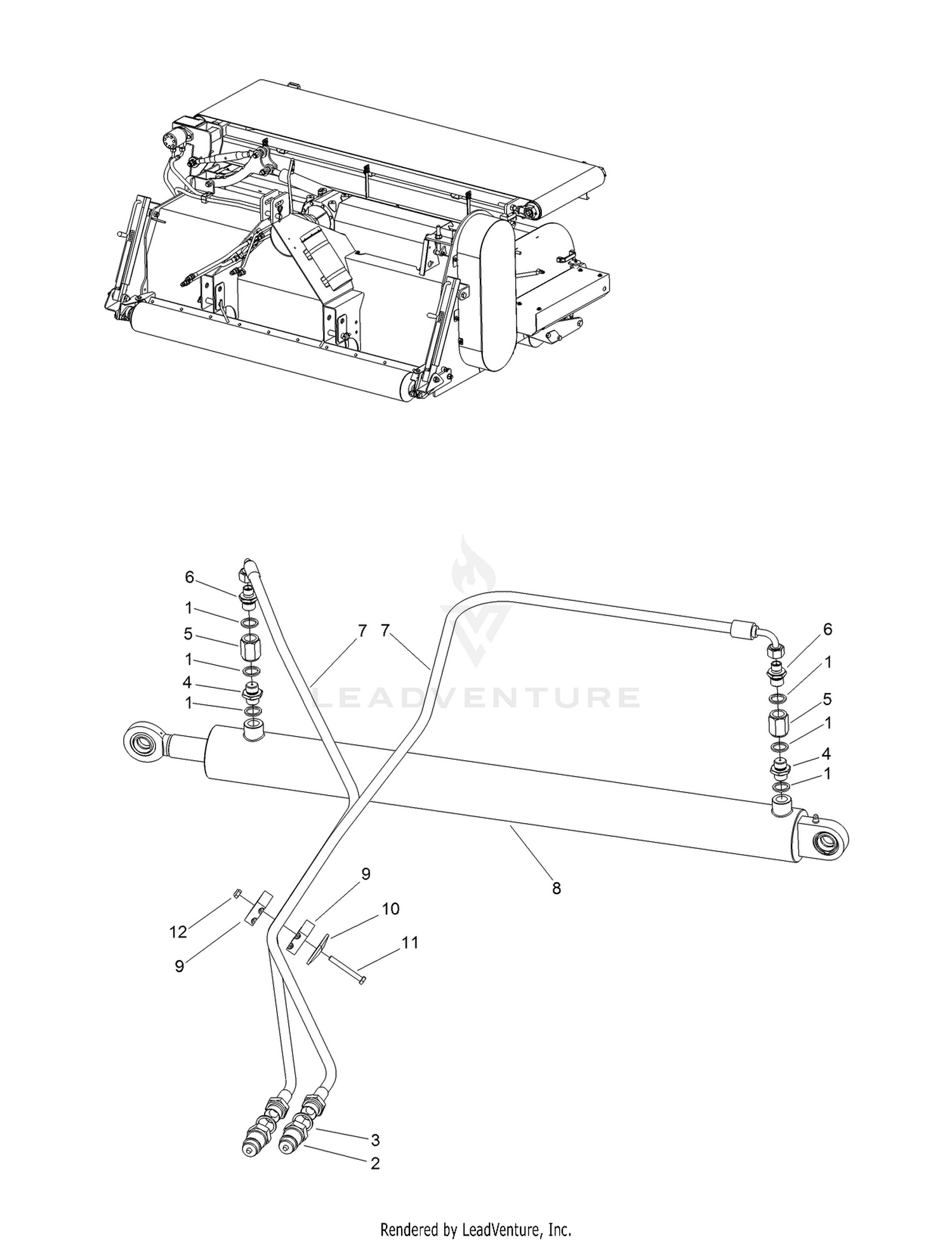 Hydraulic Conveyor Assembly