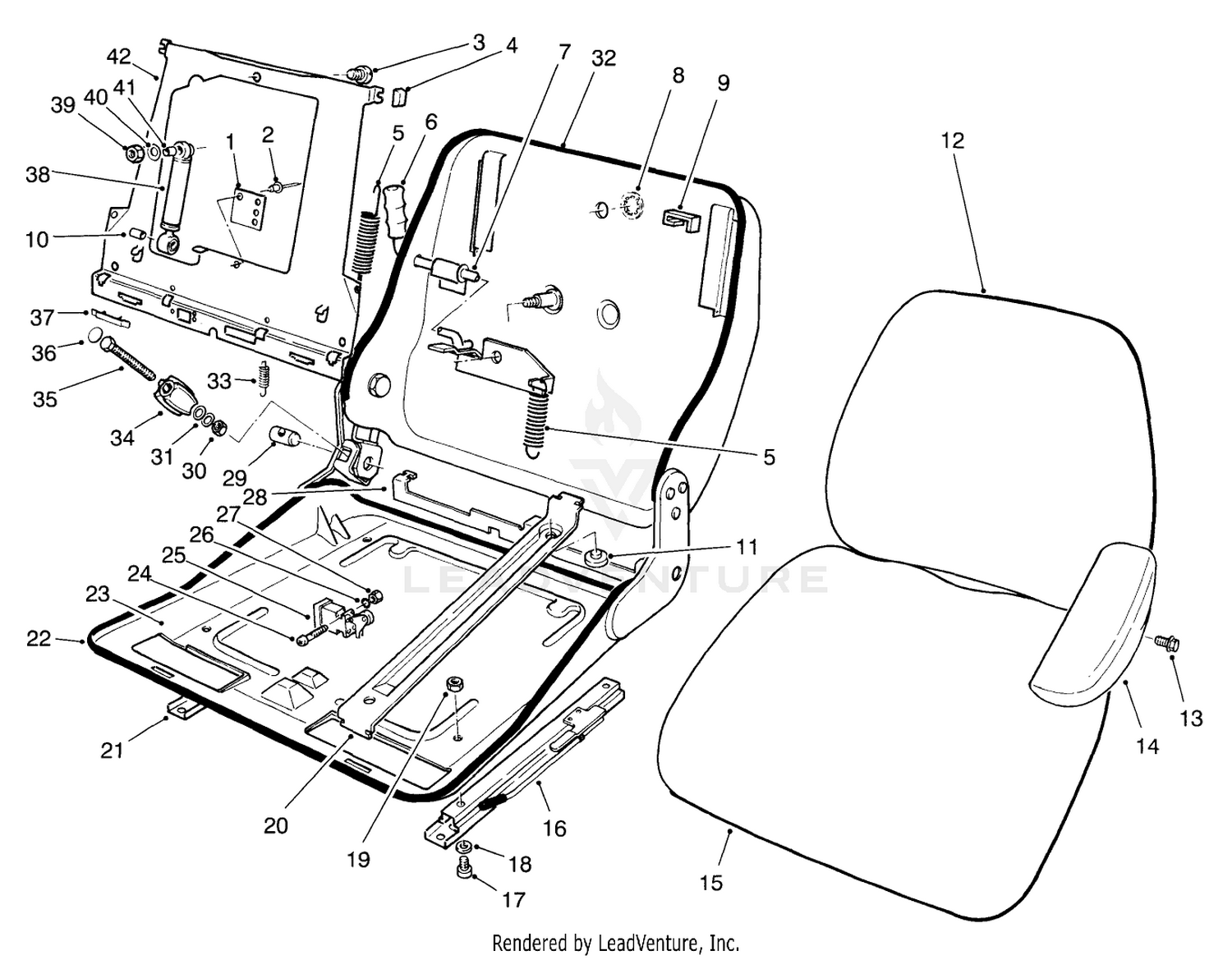 Suspension Seat Assembly
