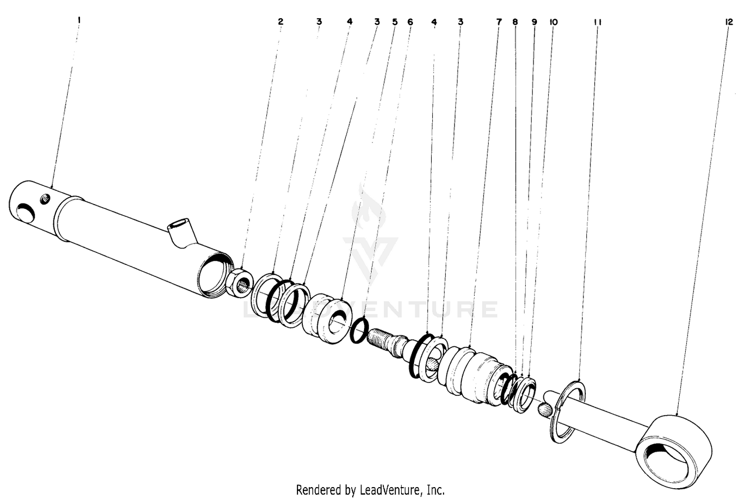 No. 43-5260 Hydraulic Cylinder (small Bore)