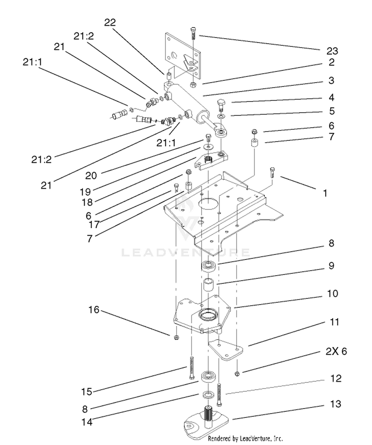 Power Steering Lower Assembly