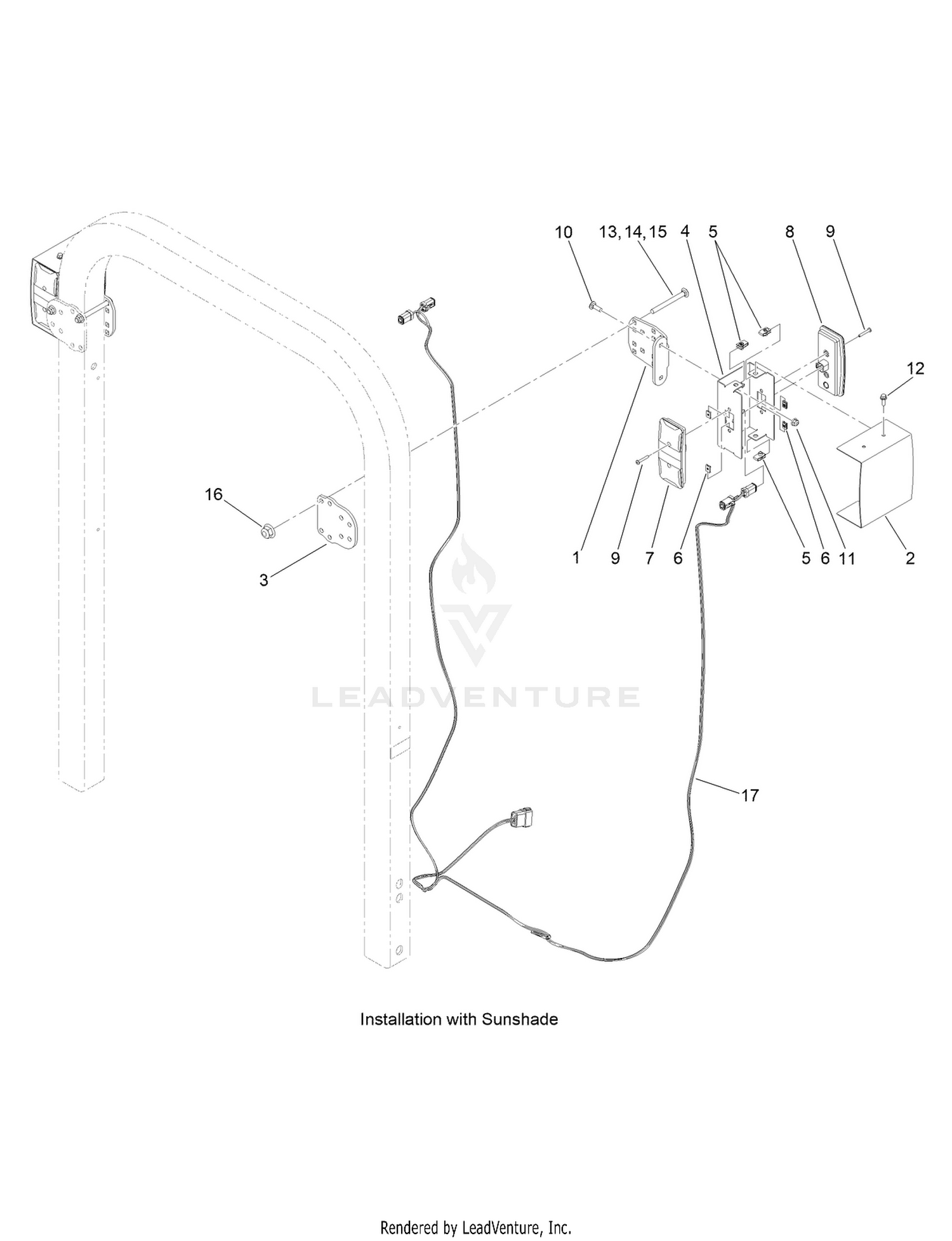 Turn Signal Kit Assembly  Standalone Installation