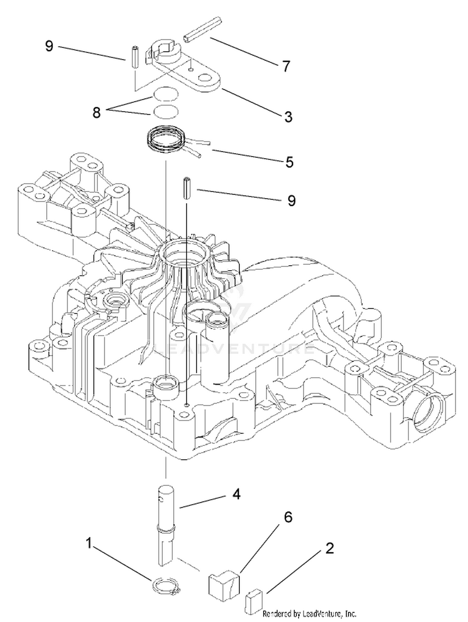 Brake Assembly  Transmission Assembly No. 104-2889
