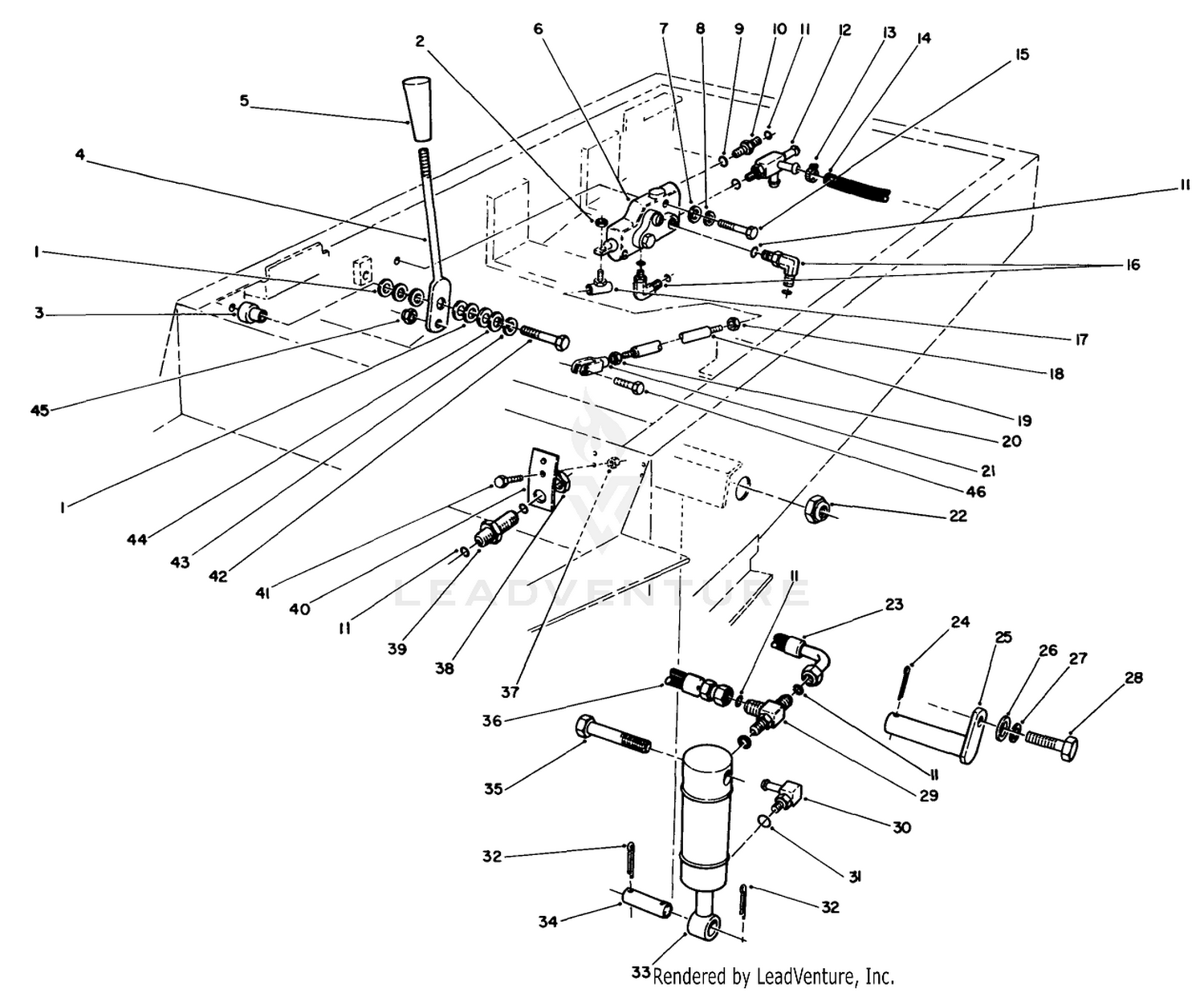 Hydraulic Lift System Assembly