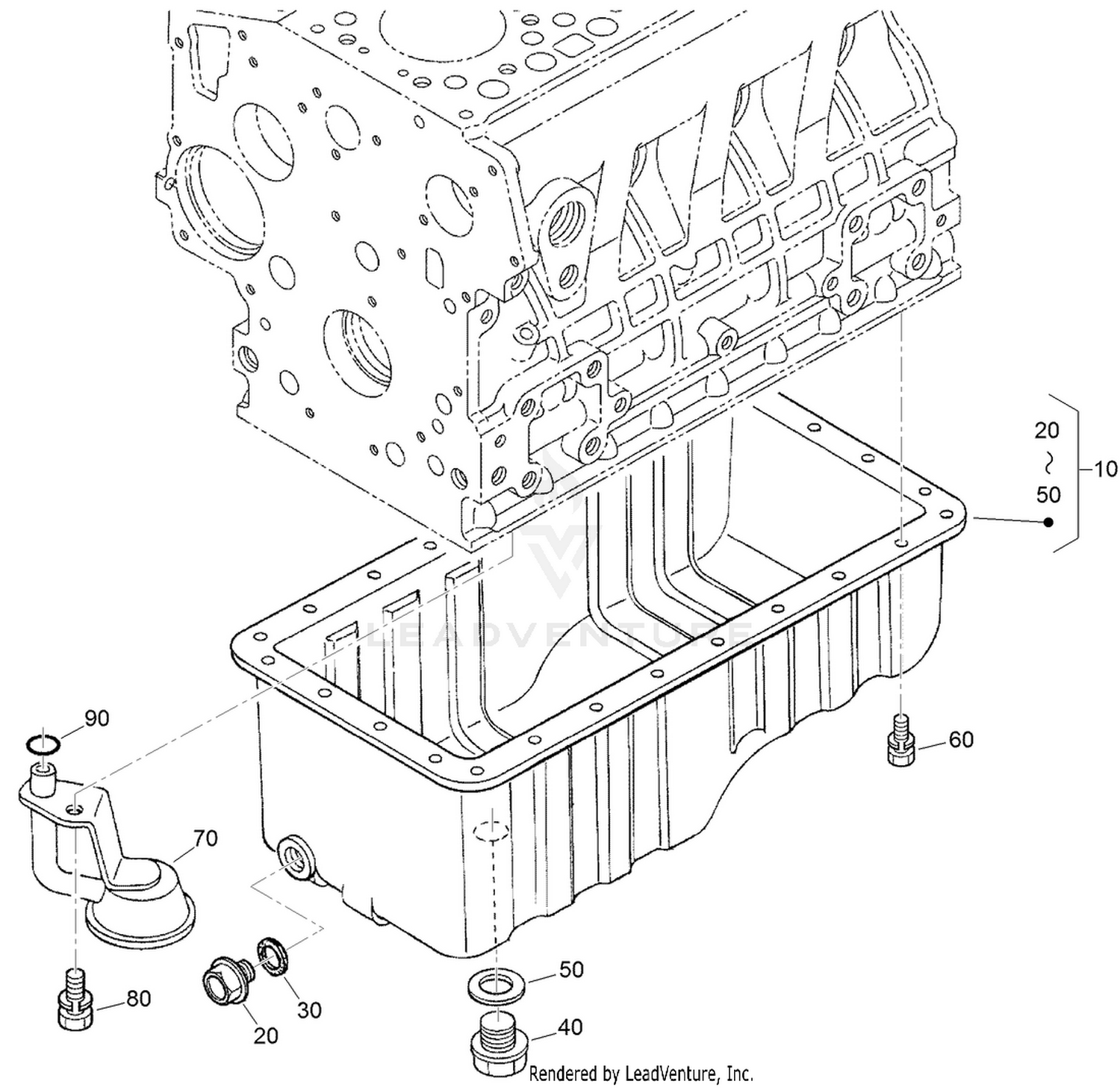 Oil Pan and Oil Pump Assembly