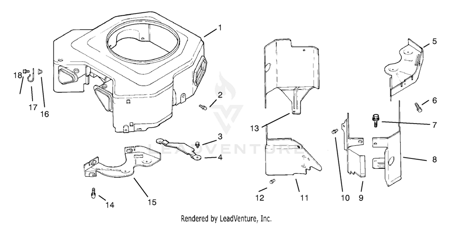 Blower Housing  Baffles
