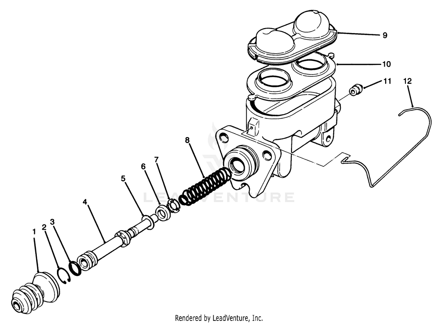 Brake System Master Cylinder No. 69-2640