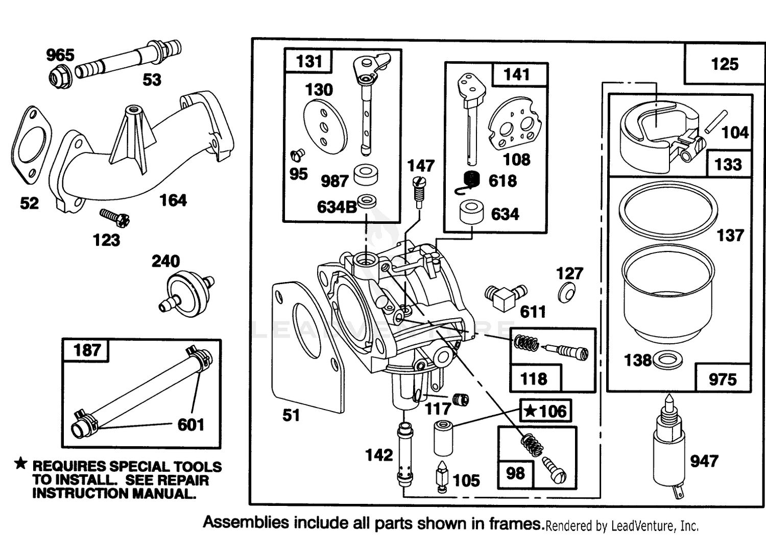 Engine Briggs  Stratton Model 28q777-0168-01 5