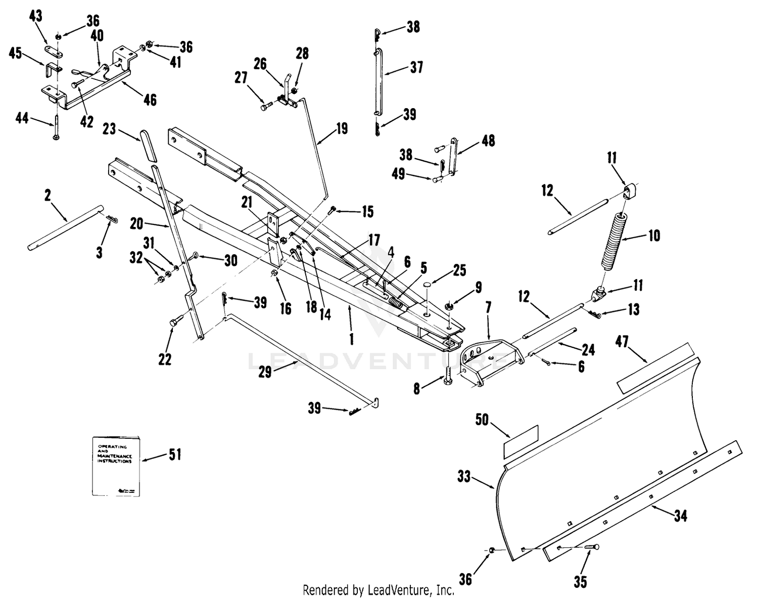 Snow/dozer Blade-42 In. (107 Cm)