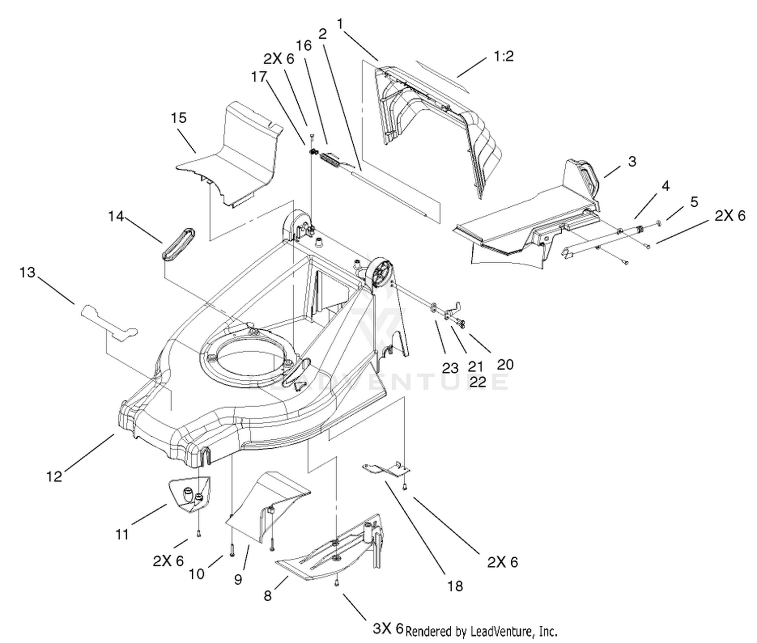 Deck, Kickers and Recycler Plug Assembly