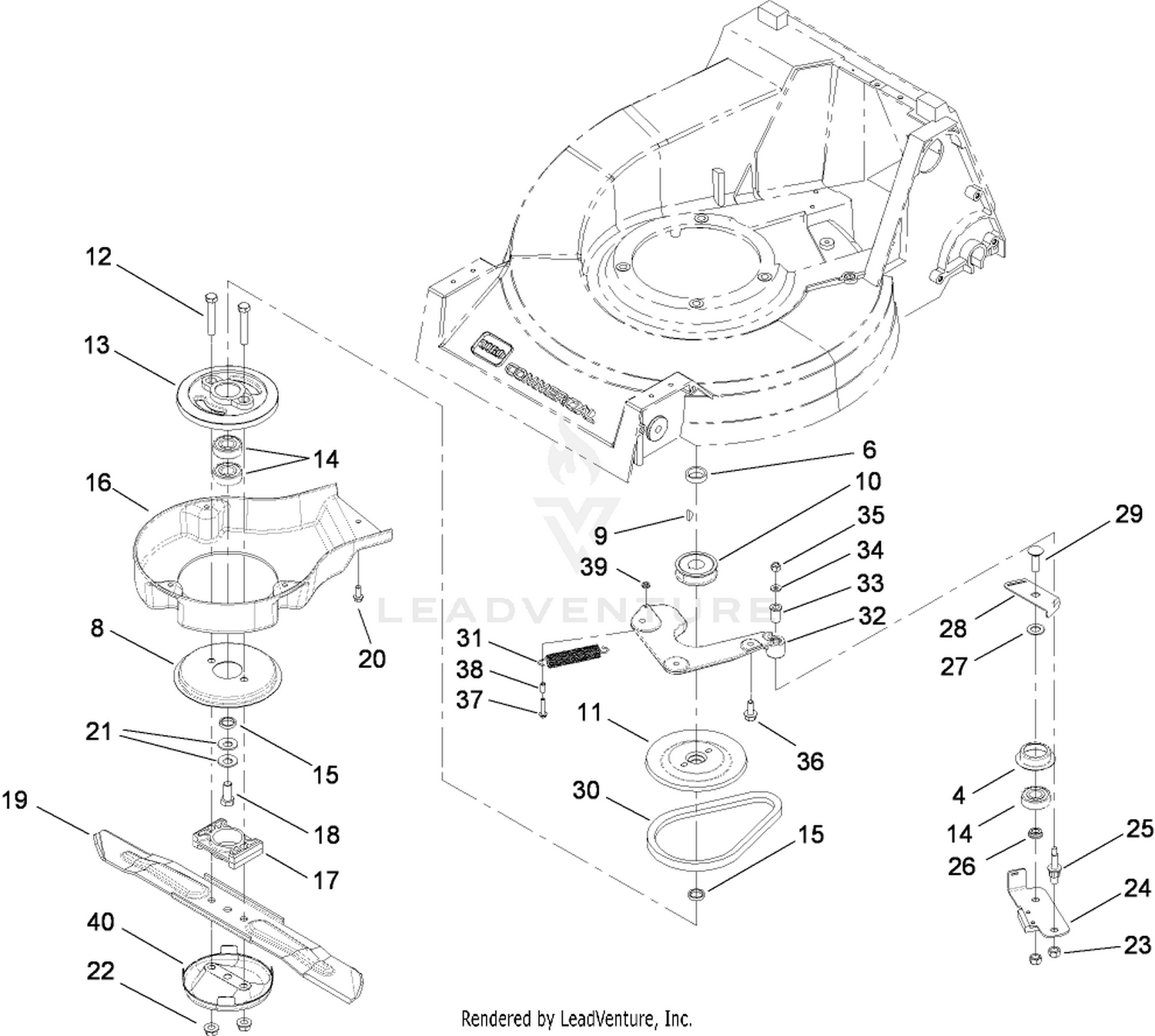 Blade Brake Clutch Assembly