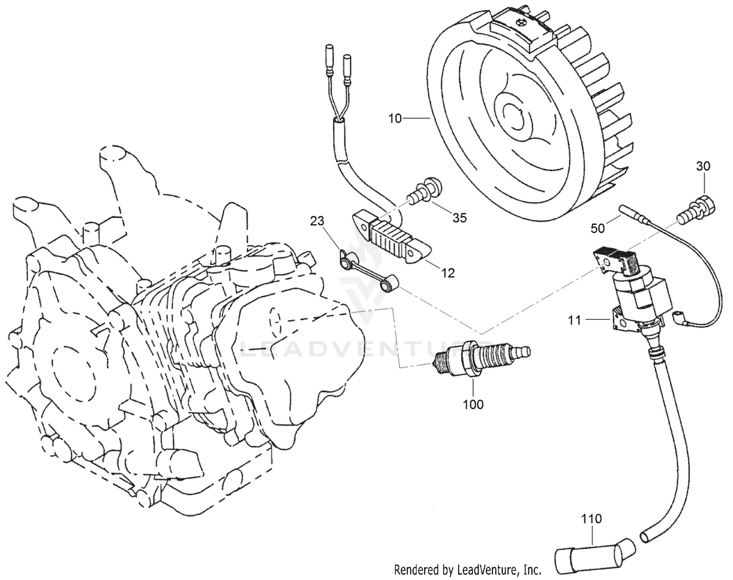 Flywheel and Coil Assembly