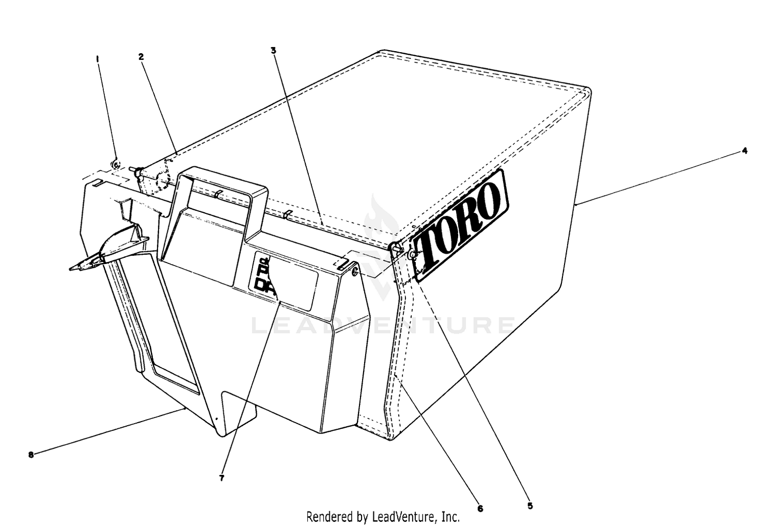 Grass Bag Assembly No. 43-0018