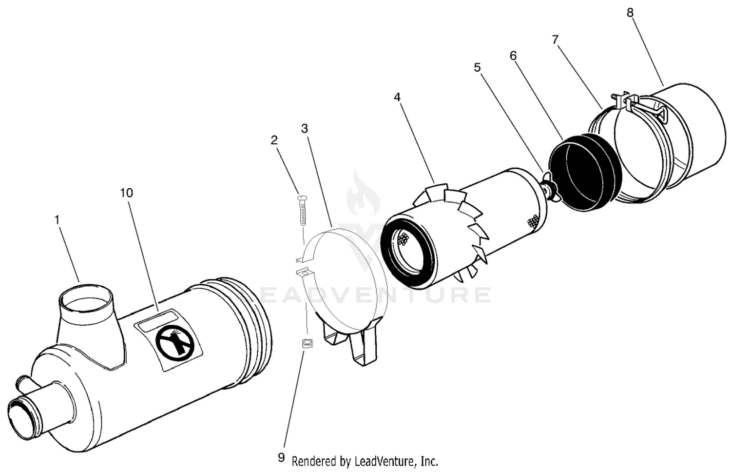 Air Cleaner No. 74-6000