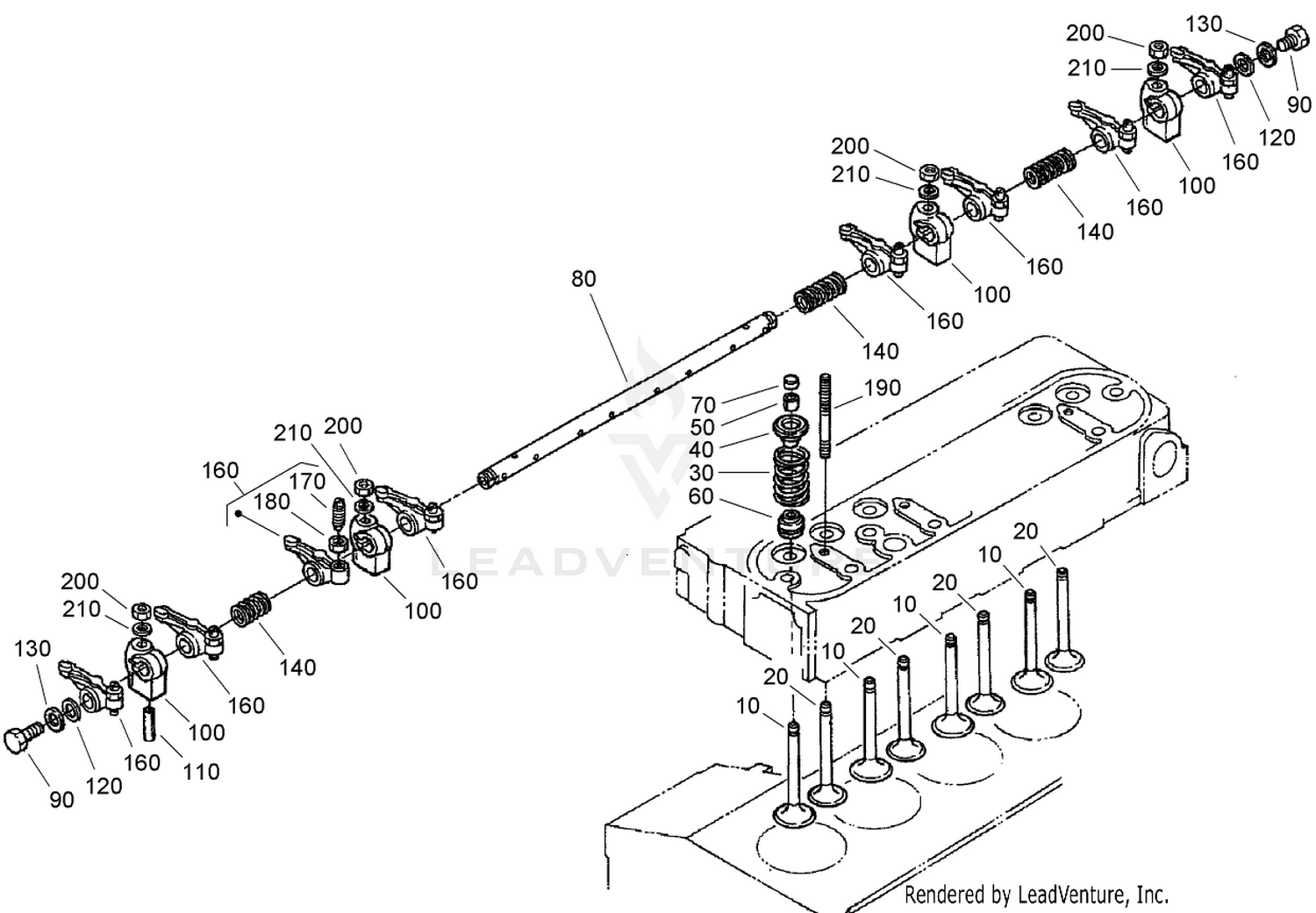 Valve and Rocker Arm Assembly