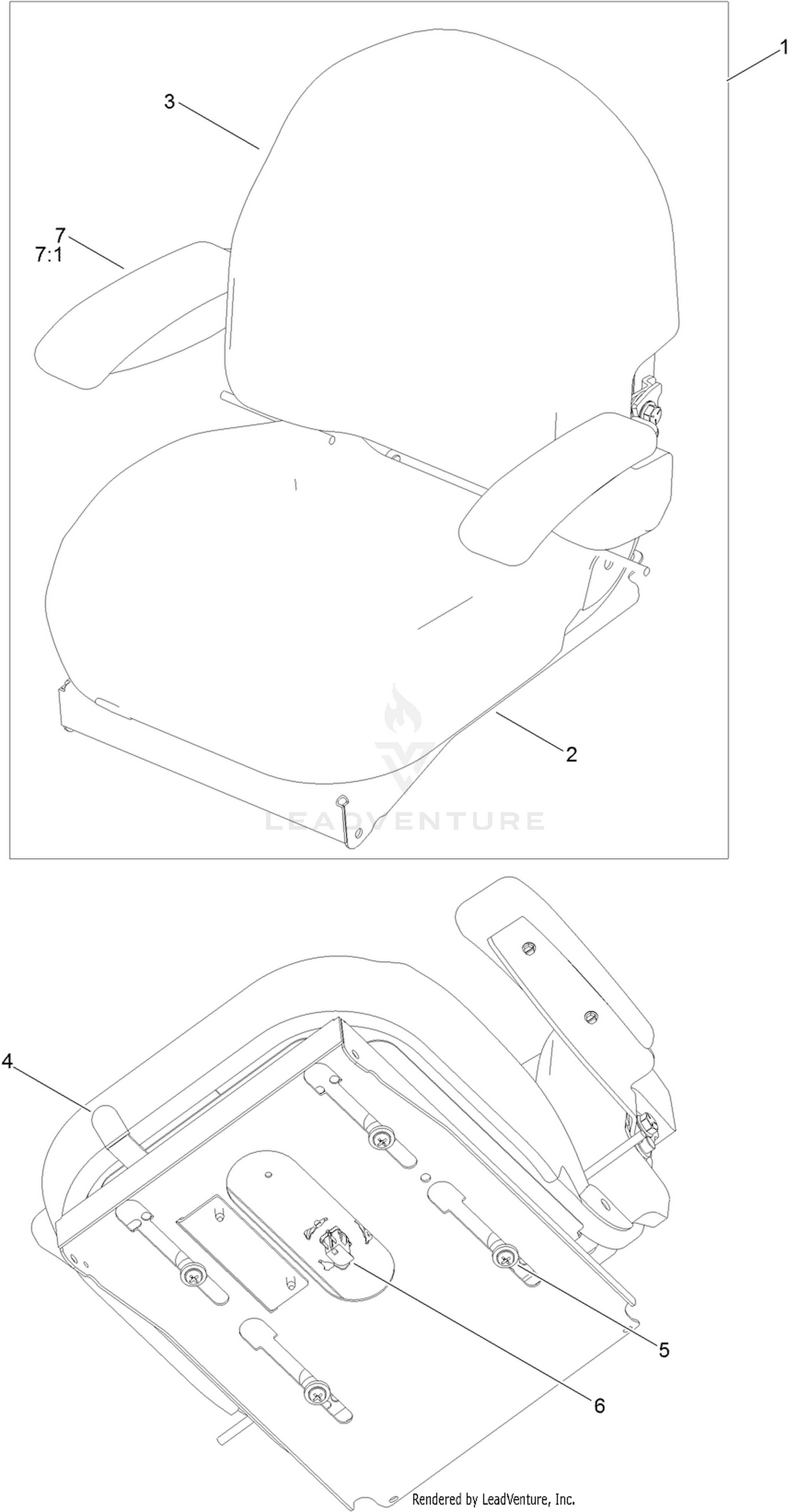 Seat Assembly No. 139-2367