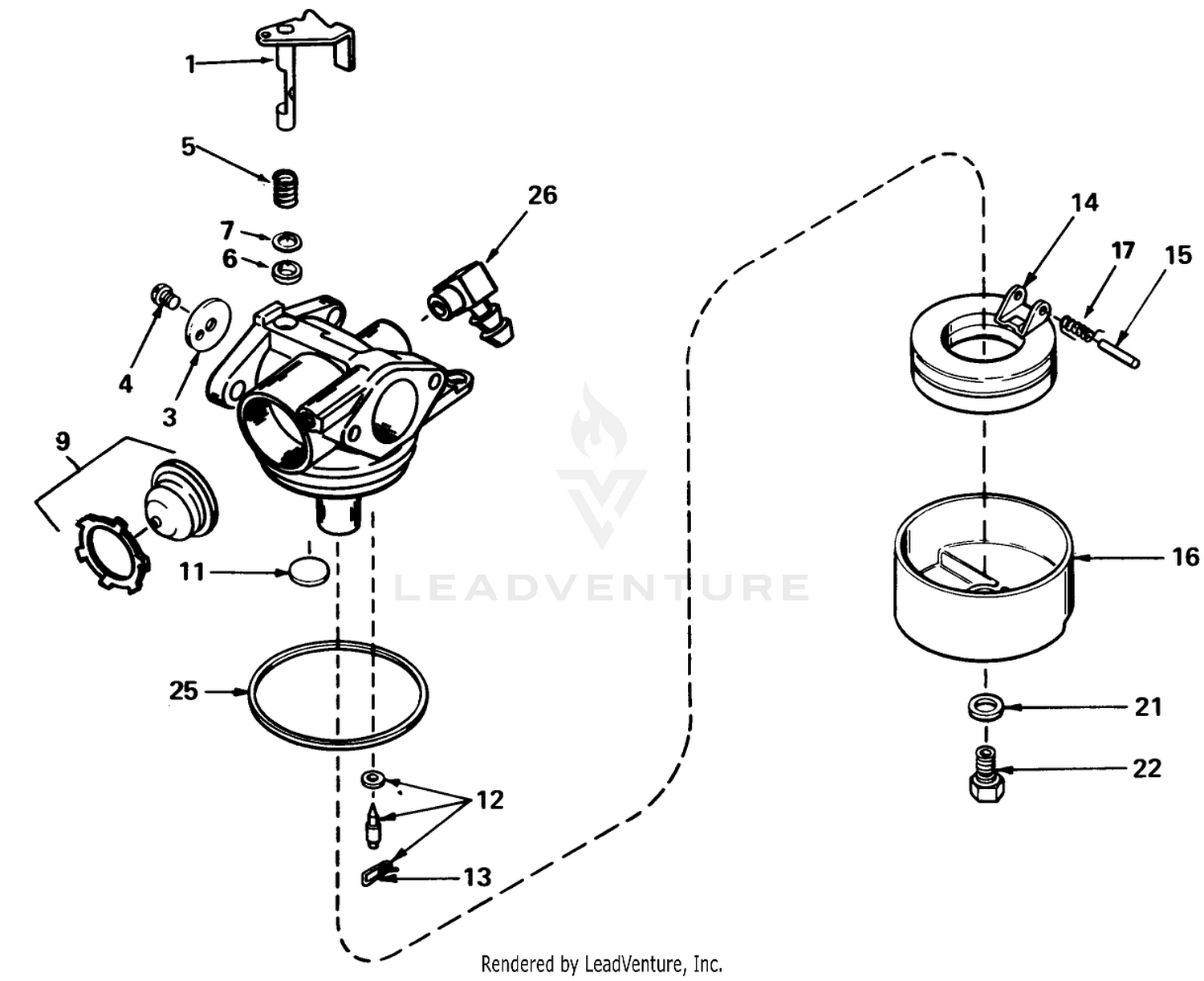 Carburetor No. 632434
