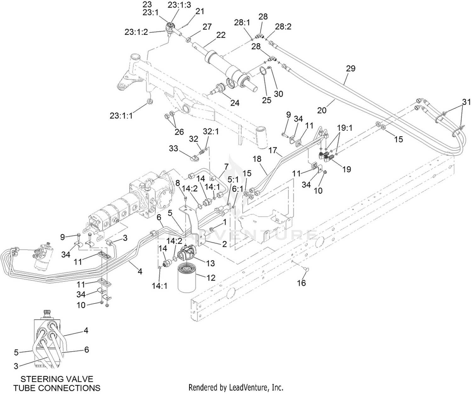Steering Hydraulic Assembly
