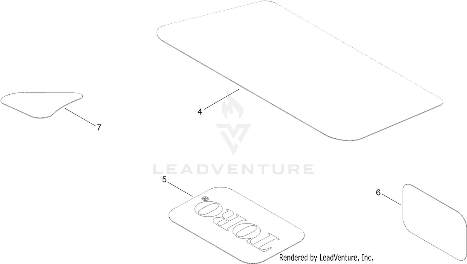 Model Specific Decal Assembly
