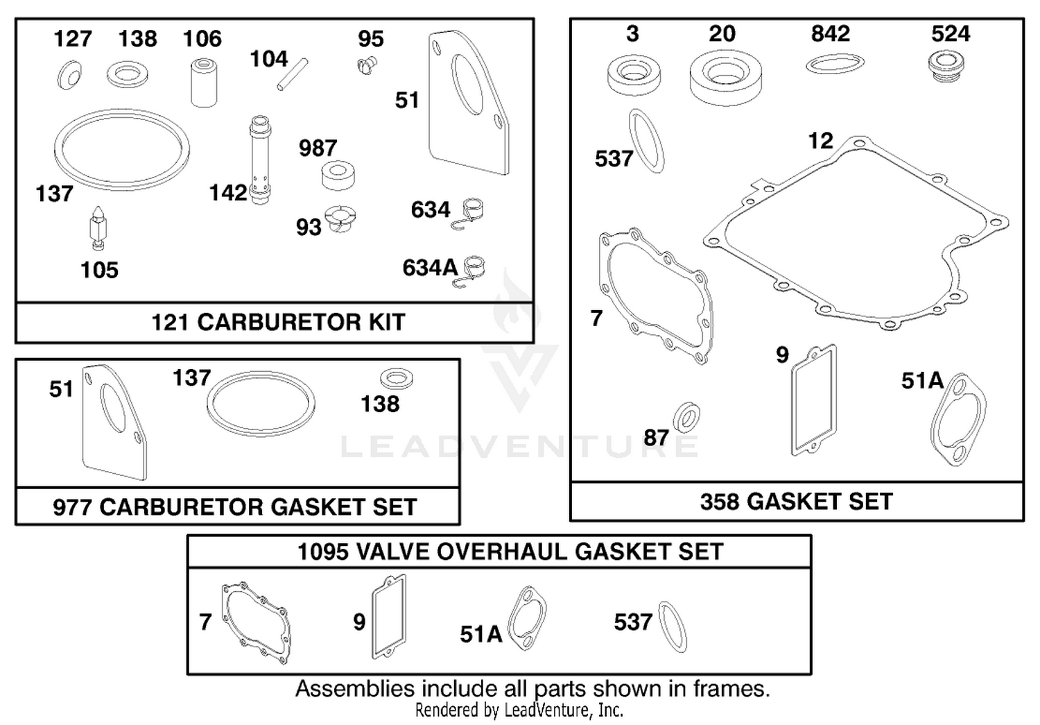 Engine Briggs  Stratton Model 28m707-1122-E1 9