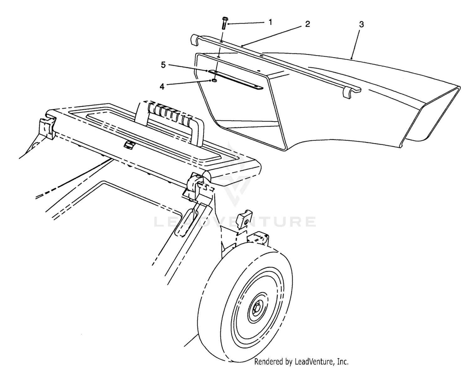 Side Dlscharge Chute Model No. 59112 (optional)