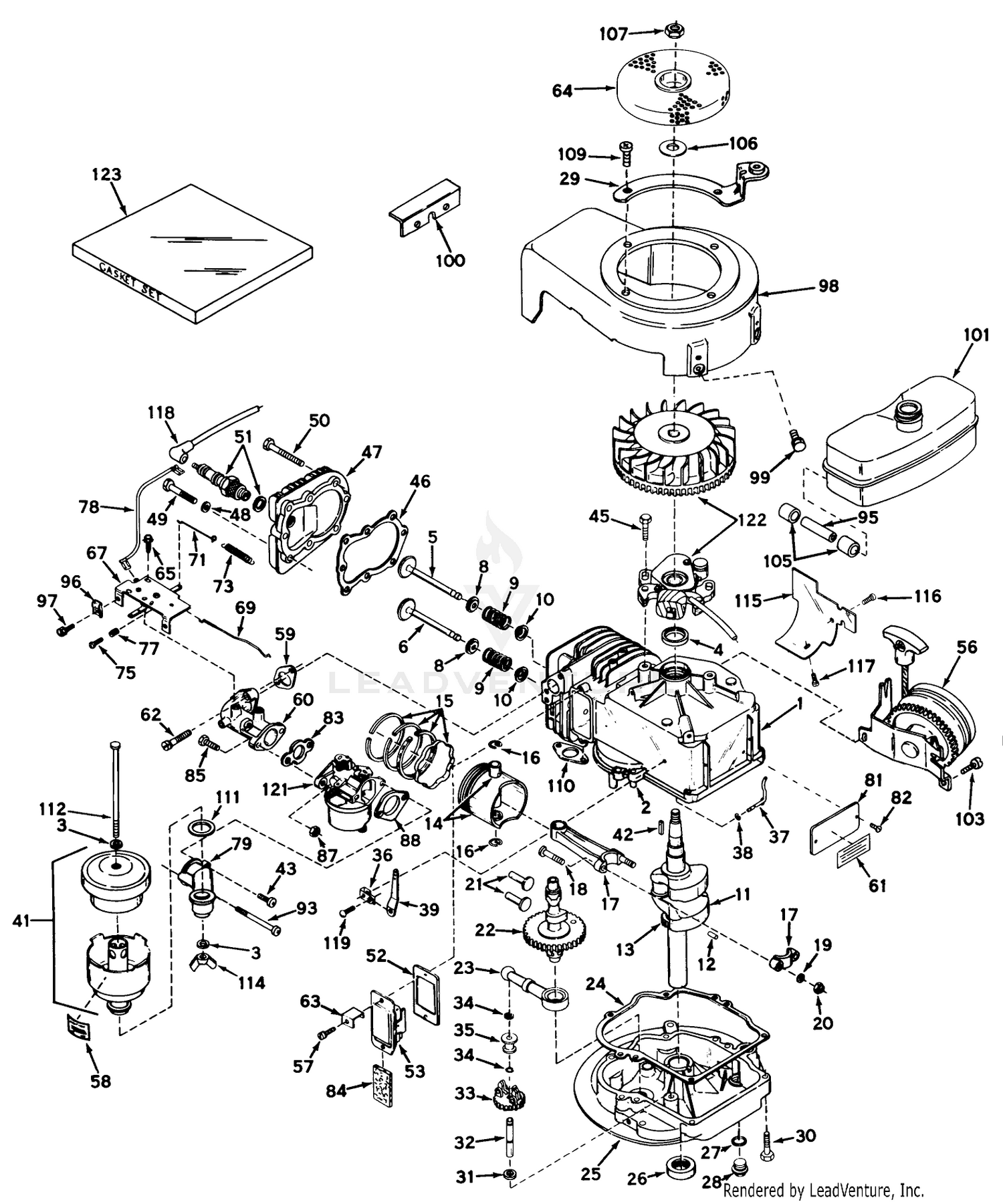 Engine Model Lav35-40455h