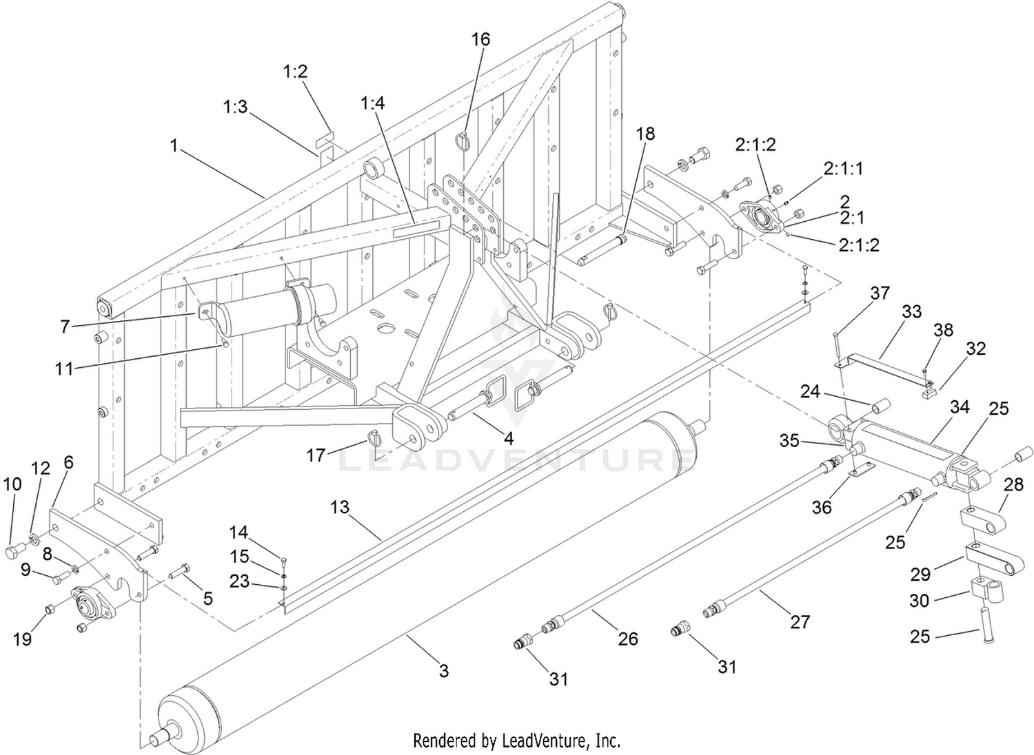 Frame and Roller Assembly