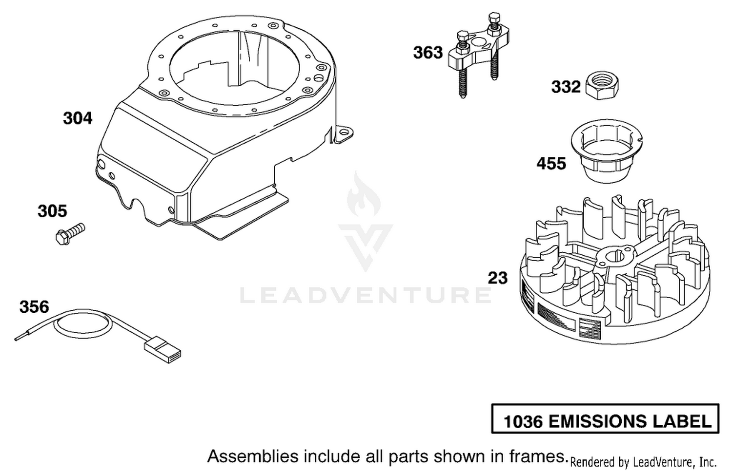 Engine Briggs  Stratton Model 12h802-1776-B1 7