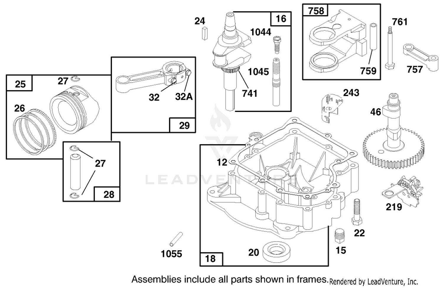 Engine Briggs  Stratton Model 28q777-0668-A1 3
