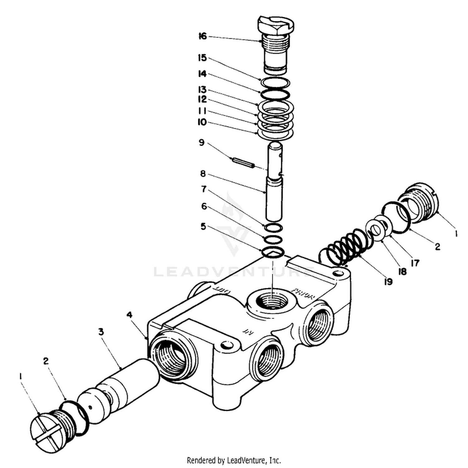 Priority Flow Control Valve Assembly No. 58-5490 (model No. 03700)  58-5491 (model No. 03701)