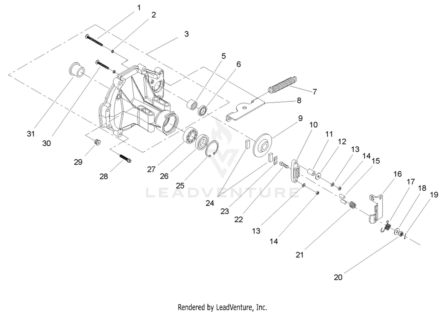 Brake Assembly  Transaxle Assembly No. 104-4310
