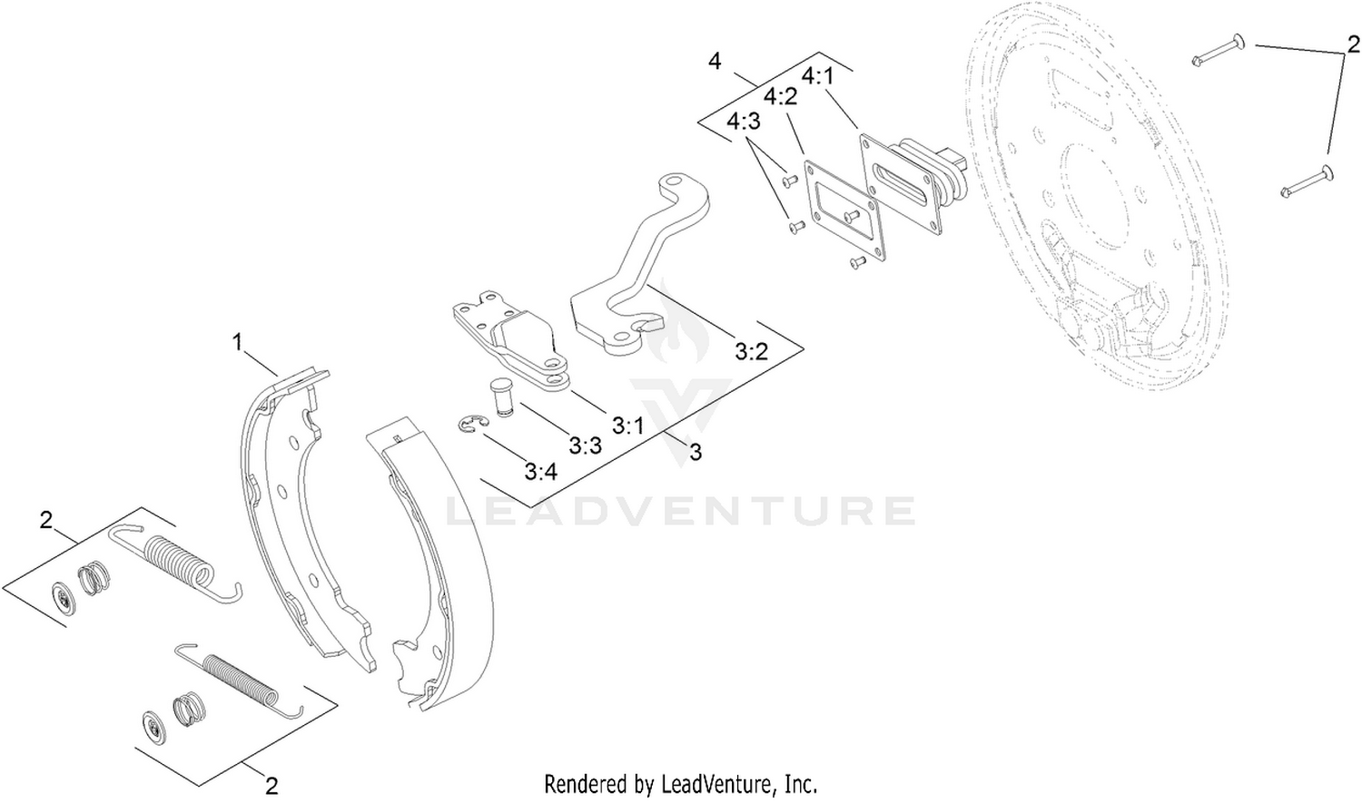 RH Brake Assembly No. 120-6260