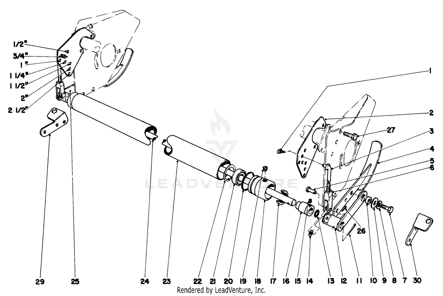 Roller Kits-Rear (optional) Part No.4-5279 Coated Part No.4-8349 Uncoated